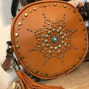 Montana West Leather Round Purse